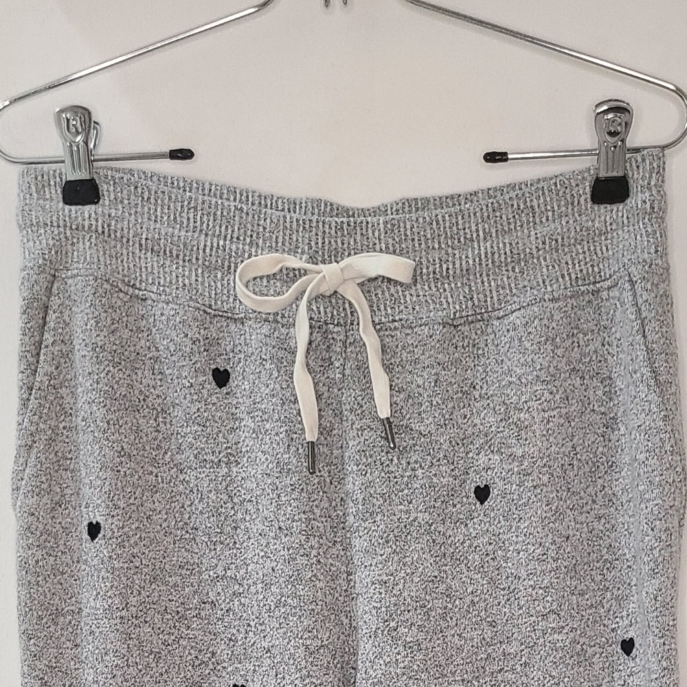 Rails Gray Heart Print Jogger Pants - Picture 7 of 16